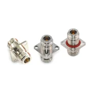 N-kkf L16-kkf N-type Double-pass Female N Female With Four-hole Flange Fixed Square Plate With Waterproof Dc-18g1
