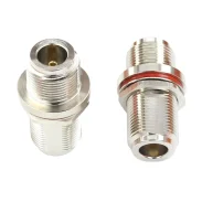 N-kky Rf Coaxial Connector N Female To N Female Straight-through Adapter Full Copper L16 Female With Nut Gasket1
