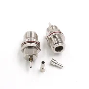 N-ky-1.5 Female External Thread Inner Hole Window Type Rear Nut Fixed With Waterproof Ring Crimping Rg3161