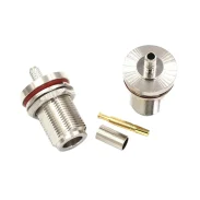 N-ky-3 N Outer Screw Inner Hole Without Wire 23mm Tooth Length With Waterproof Cap Suitable For Rg58 Rg1421