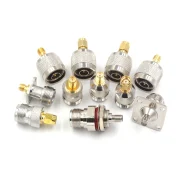 N-type RF coaxial connector N to SMA-JJ KK JK KJ KKF male and female adapter positive and negative RP