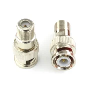 RF Adapter BNC Male to F-JK Female Cable TV Connector