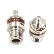 RF Adapter NSMA-KFK SMA Female to N Female Four-Hole Square Plate Flange with Waterproof Ring
