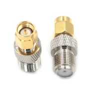 RF Adapter SMAF-JK SMA Male Female Threaded Pin to F British Female Connector