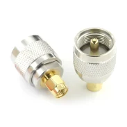 RF Adapter UHF Male to SMA Male SL16SMA-JJ M-Mount Intercom Connector