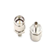 RF Connector CRC9SMA-JJ CRC9 Male to SMA Male Dual-Phase Antenna Adapter