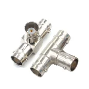 RF adapter BNC-KKK BNCQ9 three-way head BNC three-female oscilloscope one to two