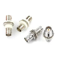 RF adapter BNC female to female BNC-KKY Q9 oscilloscope dual-pass head with nut fixing
