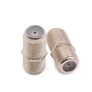 RF head cable connector British F female to F female double pass F British external screw inner hole