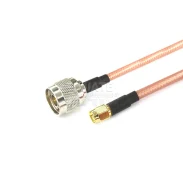 Rf Adapter Cable Njkfjw To Sma-j Sma Male To N-bend Male 4-hole Flange Rg58142 Cable1