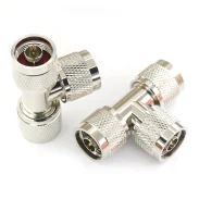 Rf Adapter N-jjj N Male To Double Male Tee 0-6g Full Copper1