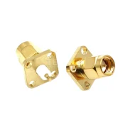 Rf Coaxial Connector Sma-jfd4-3 4 Holes Square Insulator Length 4mm Copper Body Length 3mm Tegat1