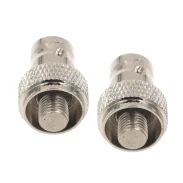 Rf Coaxial High Frequency Adapter Bnc Female To Flat Head Adapter Bnc-k Flat Head Disc Nickel Plated1