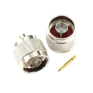 Rf Coaxial Terminal N-jb3 Inner Screw Inner Needle Welding Semi-flexible Semi-rigid N-type Male Full Copper Connector1