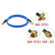 Rf Connection Jumper Sma Male To Sma-kf Female Twofour Hole Flange Rg402141 Semi-flexible Line1