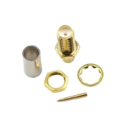 Rf Connection Rpsma-ky-3.0 External Thread Internal Needle Male And Female Extension Adapter Cable Press Welding Feeder Connector1