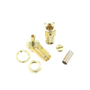 Rf Connector Rpsma-kyw-1.5 Open Curved Female External Thread Internal Pin Pressure Welding Feeder Connector1