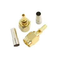 Rf Connector Sma-j-1.5 Windowed Internal Threaded Inner Needle Right Angle Male 50-rg316 Feeder Connector1