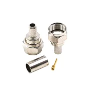 Rf Head Cable Connector British F-jk Male And Female Connector-1.5-3 Shielded Cable Tv Connector1