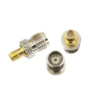 Rf Radio Frequency Sma Tnc-kk Coaxial Walkie-talkie Adapter High Frequency Sma Female To Tnc Female Antenna Connector1