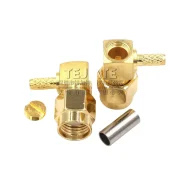 Rf Rp-sma-jw-1.5 Bent Male Internal Threaded Inner Hole 50-rg316 Press Welding Feeder Connector1