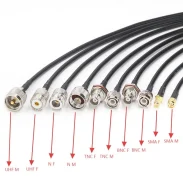 Rg223 Rf Cable Smabnc-jj Bnc To N-jk Male To Female Double-layer Shielded Low-loss Silver-plated Connecting Cable1