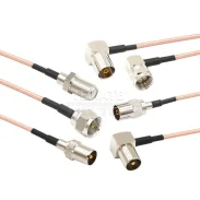Rg316 Rf Coaxial Cable F-jk Inner Needle British Adapter Tv Elbow Female Male Cable Tv Signal Line1