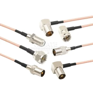 Rg316 Rf Coaxial Cable F-jk Inner Needle British Adapter Tv Elbow Female Male Cable Tv Signal Line1