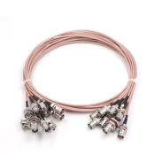 Rg316 Rf Coaxial Cable Rf Extension Cable Adapter Cable Sma Female To Bnc Female Four-hole Flange 1m1