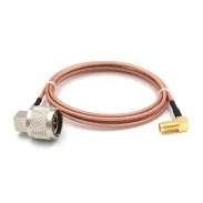 Rg316 Rf Coaxial Cable Sma Bent Female Inner Hole To N-type Bent Male Feeder Sma-kwn-jw1