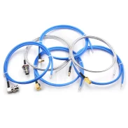 Rg402 Semi-flexible Semi-steel Wire Rg141 Rf Jumper Tnc Bnc N Male And Female Single-head Test Line 50-31
