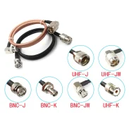 Rg58142 Rf Connection Jumper Uhf-j To Bnc-j Male And Female Coaxial Feeder 50-3 Sl-16 Male1 Rg58142 Rf Connection Jumper Uhf-j To Bnc-j Male And Female Coaxial Feeder 50-3 Sl-16 Male1