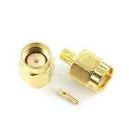 Rpsma-jb2 Inner Screw Inner Hole Sma Female Welding Semi-flexible Rg405 Crimping Feeder Head Pure Copper Gold Plated1