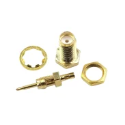Rpsma-ky Split Window Type Male And Female Extension Adapter With External Thread And Internal Needle 1.13 Wire Welding Feeder Connector1
