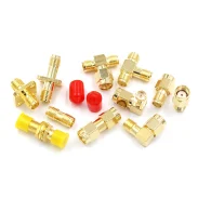 SMA-JJ male to female SMA-KKJKW antenna adapter RP RF connector dual-pass male to female