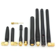 SMA elbow folding rubber stick antenna GPRSGSM small pepper antenna quad-band gain 3DB inner pinhole