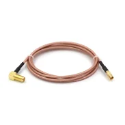 Silver-plated Rf Coaxial Cable Mcx Female To Sma Bent Female Inner Needle Rpsma-kwmcx-k Feeder1