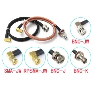 Sma Elbow Male Internal Screw Internal Needlehole To Bnc Male And Female Sma-jwbnc-j Feeder Rg58142 Adapter Cable1 Sma Elbow Male Internal Screw Internal Needlehole To Bnc Male And Female Sma-jwbnc-j Feeder Rg58142 Adapter Cable1
