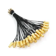 Sma Female Jumper Single Head Cable Rf1.13 Cable Sma Outer Screw Inner Holeneedle Sma Reverse Polarity Female Adapter Cable1