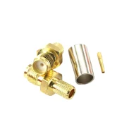 Sma-k-3 Rf Coaxial Terminal Head Outer Screw Inner Hole Without Wire Tooth Length 8mm Sma Connector Teget1