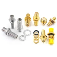 Sma-kky Rf Connector Sma Female To Female Double-pass Adapter With Nut Fixed Extension1