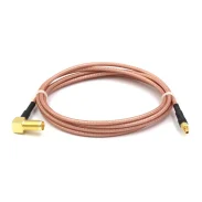 Sma-kwmmcx-j Rf Coaxial Cable Sma Bent Female Inner Hole To Mmcx Male Extension Feeder1