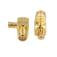 Smamcx-kjw Coaxial Connector Adapter Sma Outer Screw Inner Screw To Mcx Bent Male Antenna Seat1