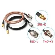Smb-k Female To Tnc-jk Male Extension Cable 50 Ohm-3 Coaxial Rg58142 High Frequency Adapter Cable1