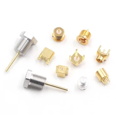 Smp Rf Connector Smp-jyd-jhd-jef Pcb Panel With Threaded Fixed Gpo Male Connector1