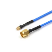 Smp-kb2 Female Rf Coaxial Cable Smp Female To Sma Male Rg405 Blue Semi-flexible Cable1
