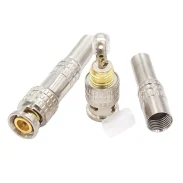 Solder-free Bnc Connector Copper Core Monitoring Connector Analog Camera Head 75-5 Video Line Q9 Malefemale Interface1
