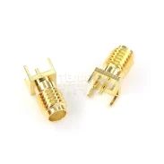 Ssma-ke External Screw Inner Hole Full Copper Gold-plated Rf Connector Ssma Female Pcb Welding Board Socket1