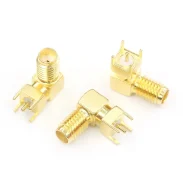 Ssma-kwe Welding Board Female Seat Mini Sma90° Elbow Female Pcb Fixed Panel Ssma-kwhd1
