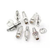 TRB to SMA-JK-KKY TRBBNC triax malefemale to SMA malefemale triax adapter